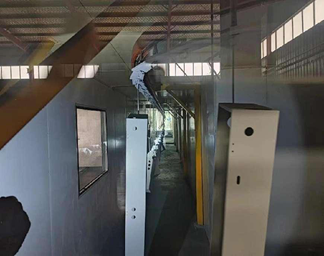 全封闭式喷涂物流通道